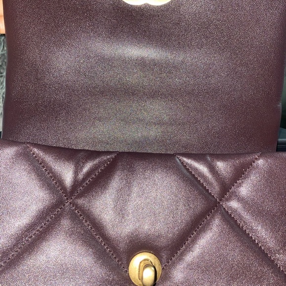 New Chanel 19 Purse brown gold bag chanelbag chanelpurse crossbody handbag - Picture 6 of 17